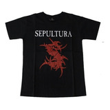 Camiseta Blusa Adulta Banda De Rock Sepultura Logo Epi066