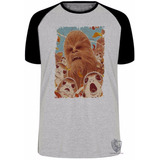 Camiseta Blusa Camisa Chewbacca Porgs Star Wars