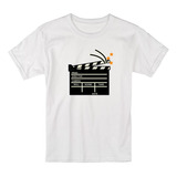 Camiseta Blusa Claquete Cinema, Filmes Diretor,