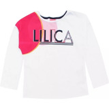 Camiseta Blusa Lilica Ripilica Manga Longa Linda Original