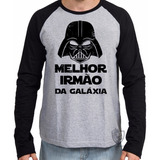Camiseta Blusa Manga Longa Darth Vader