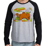 Camiseta Blusa Manga Longa Garfield I