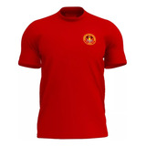 Camiseta Bombeiro Civil Profissional Vermelha + Brasão 