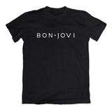 Camiseta Bon Jovi Cantor Rock Musica 100% Algodão