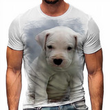 Camiseta Cachorro Dogo Argentino Filhote 3