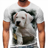 Camiseta Cachorro Dogo Argentino Filhote 4 A