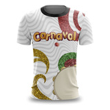 Camiseta Camisa Abadá Carnaval Samba Pandeiro Glitter