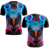 Camiseta Camisa Águia Estampa Frente Costa Envio Rápido 07