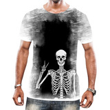 Camiseta Camisa Arte Tumblr Esqueletos Caveira