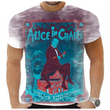 Camiseta Camisa Banda Rock Clássico Alice