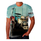Camiseta Camisa Bateria Instrumento Musica Envio
