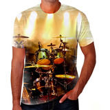 Camiseta Camisa Bateria Instrumento Musica Envio