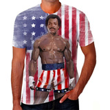 Camiseta Camisa Blusa Apollo Creed Treinador Rocky Balboa 03