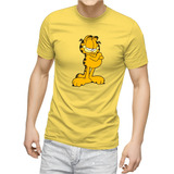 Camiseta Camisa Blusa Gato Garfield Masculina Algodão