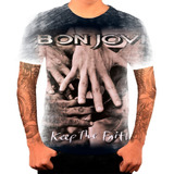 Camiseta Camisa Blusa Personalizada Bon Jovi