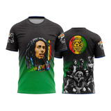 Camiseta Camisa Bob Marley Cantor Reggae