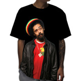 Camiseta Camisa Bob Reggae Music Cantor