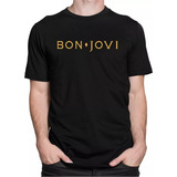 Camiseta Camisa Bon Jovi Rock 100%