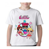 Camiseta Camisa Boneca Lol Surprise Infantil