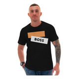 Camiseta Camisa Boss Internacional Lançamento Em Algodão