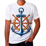 Camiseta Camisa Bússola Navio Barco Marinheiro