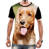 Camiseta Camisa Cachorros De Raça Cocker Orelhas Filhotes 3