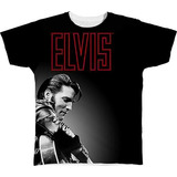 Camiseta Camisa Cantor Elvis Presley Rei