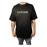 Camiseta Camisa Capcom Logo 100% Algodão