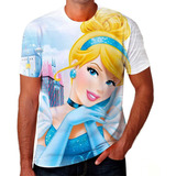 Camiseta Camisa Cinderela Princesa Sininho Desenho