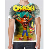 Camiseta Camisa Crash Bandicoot Games Jogos Infantil Ps1 03