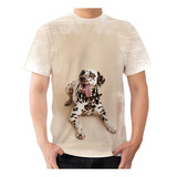 Camiseta Camisa Dálmata Cachorro Filhote Cães 3#