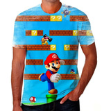 Camiseta Camisa Envio Rápido Super Mario Jogo Nintendo 11