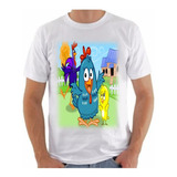 Camiseta Camisa Galinha Pintadinha Desenho Adulto Masculina