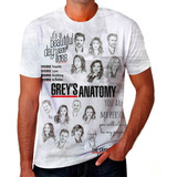 Camiseta Camisa Greys Anatomy Filme Médico Médicina 25