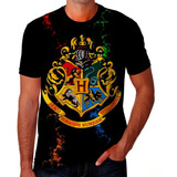 Camiseta Camisa Grifinória Sonserina Hogwarts Harry