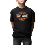 Camiseta Camisa Harley Davidson Infantil