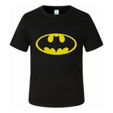 Camiseta Camisa Infantil Batman 100% Algodão
