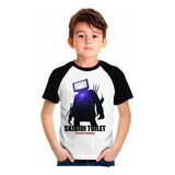 Camiseta Camisa Infantil Skibidi Toilet Tv