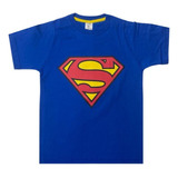 Camiseta Camisa Infantil Super Homem Superman