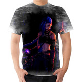 Camiseta Camisa Jinx League Of Legends Arcane 6