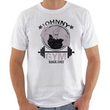 Camiseta Camisa Johnny Bravo Academia Arnold