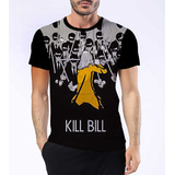 Camiseta Camisa Kill Bill Filme Amarelo Espada Vingança 1