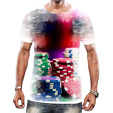 Camiseta Camisa Las Vegas Cassino Poker