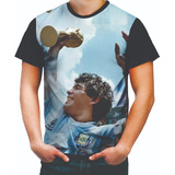 Camiseta Camisa Maradona Argentina Futebol Boca Juniors Hd14