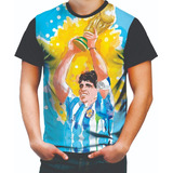 Camiseta Camisa Maradona Argentina Futebol Boca Juniors Hd28