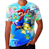 Camiseta Camisa Mario Bros Super Mario