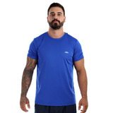 Camiseta Camisa Masculina Olympikus Azul Esportiva Treino