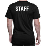 Camiseta Camisa Masculina Staff Equipe Apoio