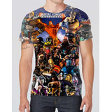 Camiseta Camisa Mortal Kombat Personagens Game