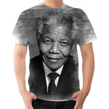 Camiseta Camisa Nelson Mandela Presidente Africa Do Sul 2